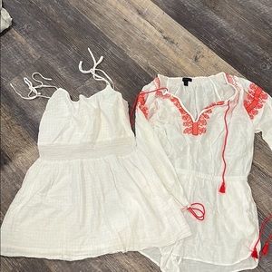 J crew swim cover up set Medium